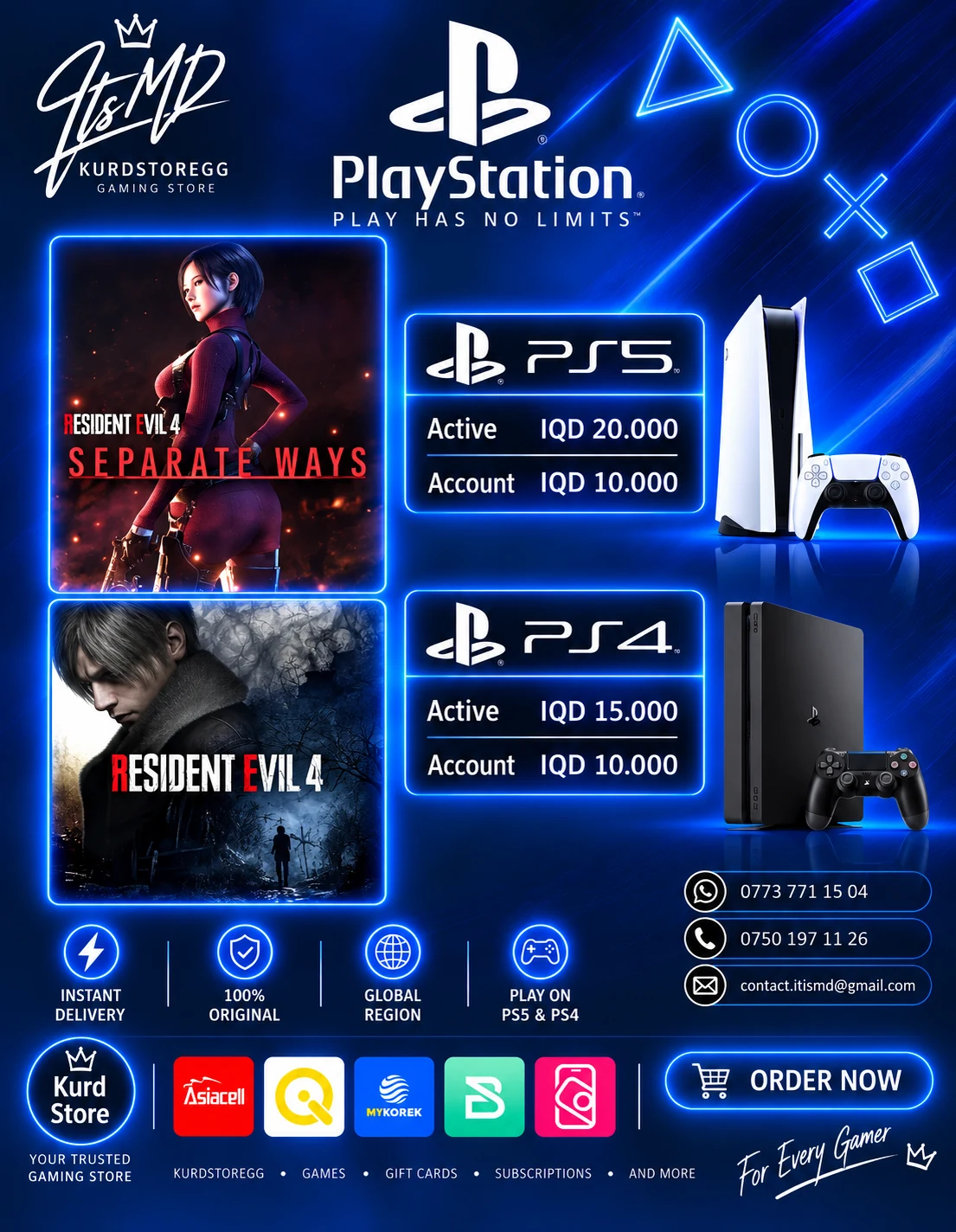 Resident Evil 4 + Separate Ways PlayStation offer