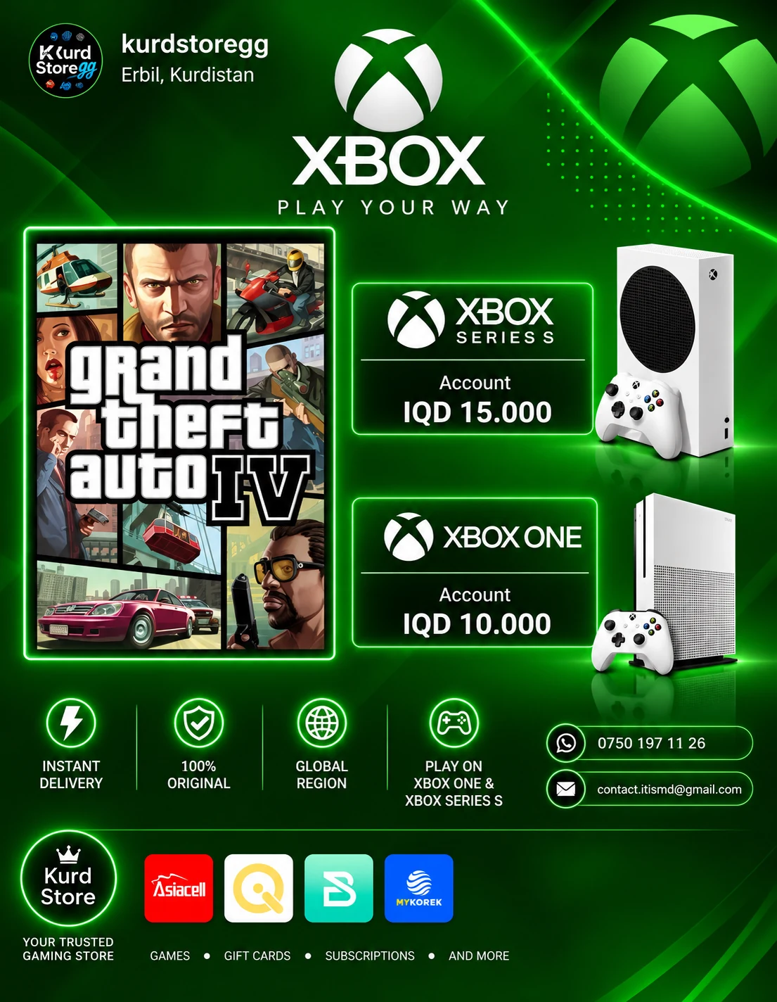 Grand Theft Auto IV Xbox offer
