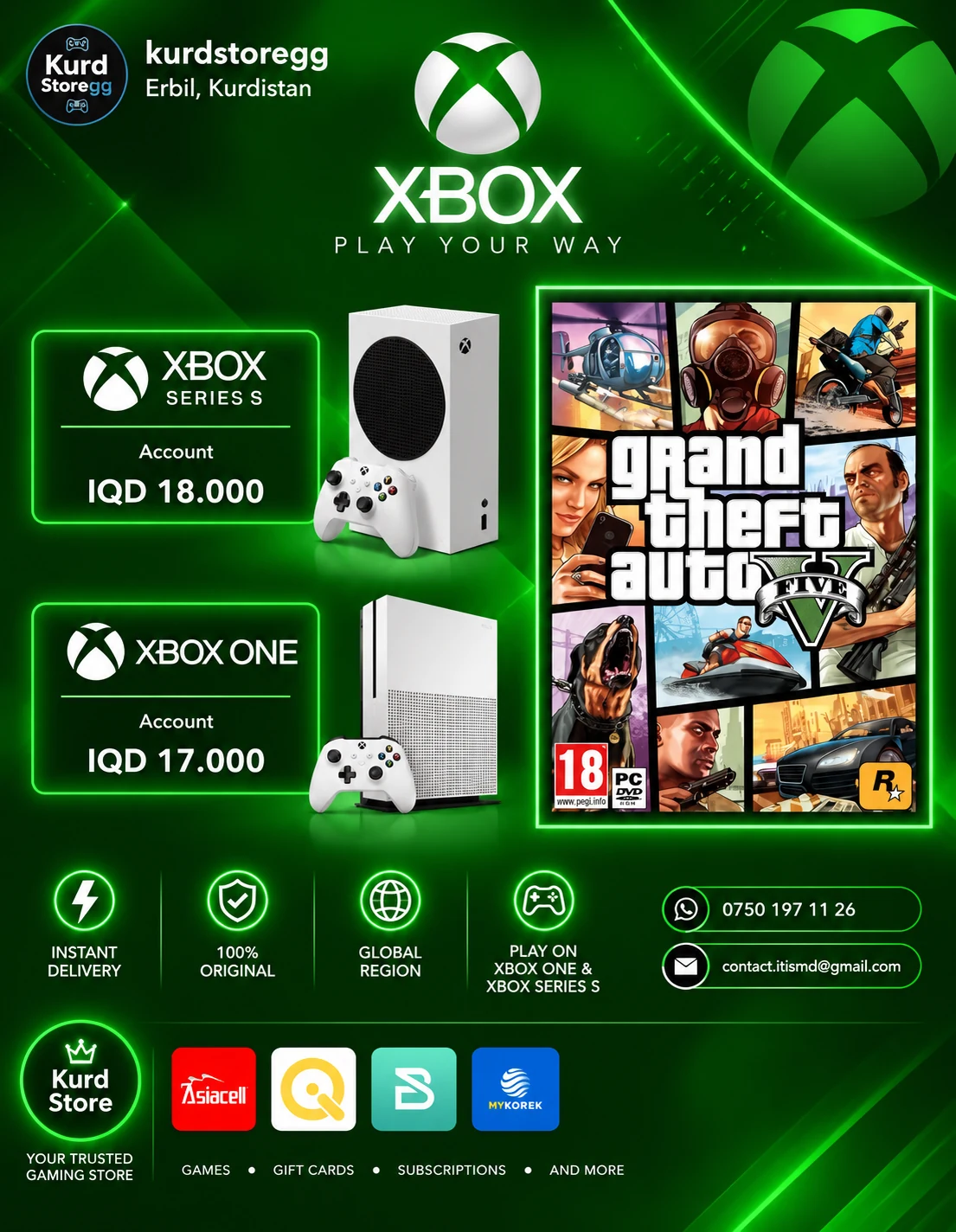 Grand Theft Auto V Xbox offer
