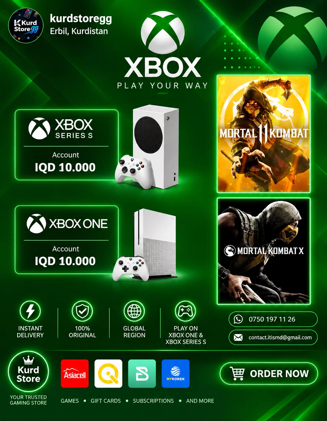 Mortal Kombat 11 + Mortal Kombat X Xbox offer